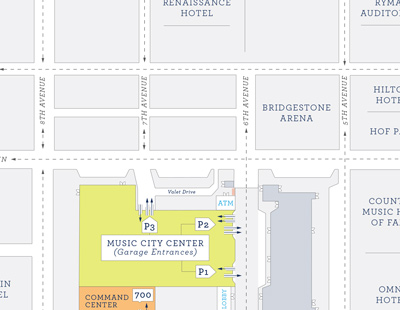 Maps Parking Nashvillemusiccitycenter Com