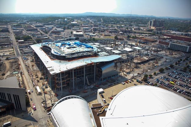 construction of Music City Center